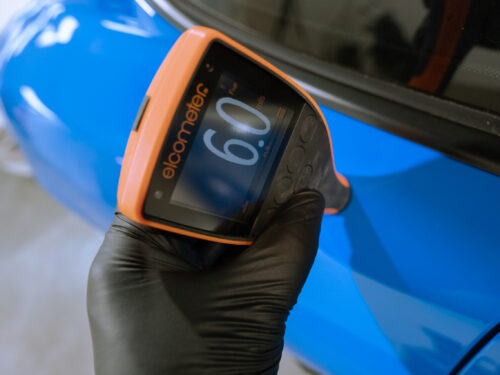 Passenger Rear Quarter Panel paint reading 7