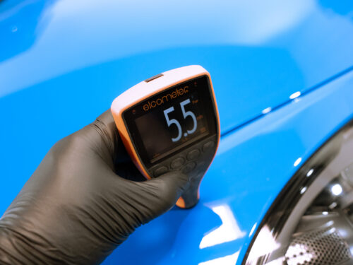 Passenger Front Fender paint reading 3
