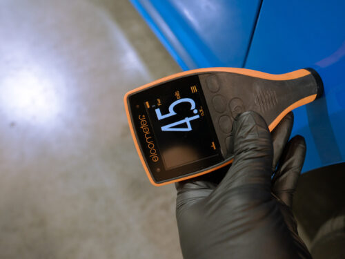 Passenger Front Fender paint reading 7