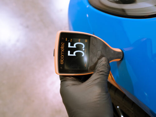 Driver Front Fender paint reading 5