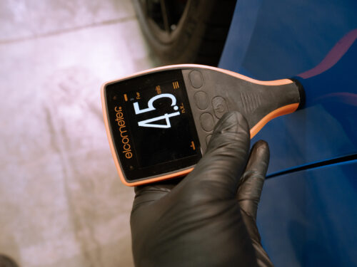Driver Front Fender paint reading 6