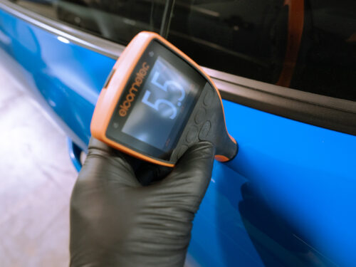Driver Rear Quarter Panel paint reading 1