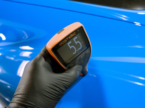 Driver Rear Quarter Panel paint reading 4