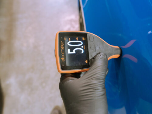 Driver Rear Quarter Panel paint reading 5