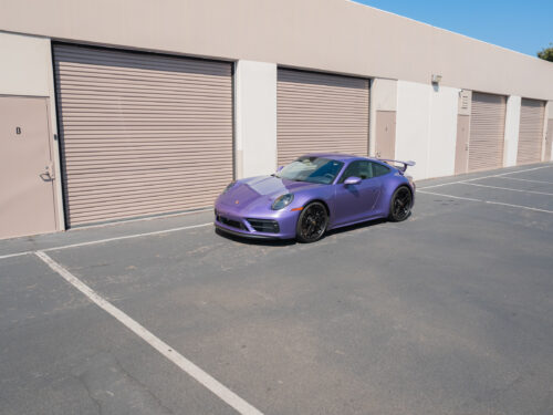 2024 Porsche 911 Carrera GTS in PTS Viola Purple Metallic — Strada Nera San Diego