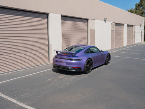 2024 Porsche 911 Carrera GTS in PTS Viola Purple Metallic — Strada Nera San Diego