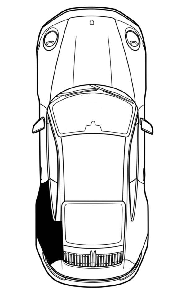 Driver Rear Quarter Panel location