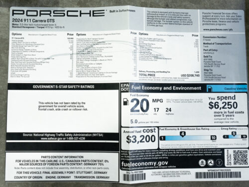 2024 Porsche 911 Carrera GTS in PTS Viola Purple Metallic — Strada Nera San Diego