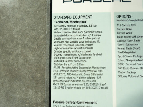 2011 Porsche 911 Carrera GTS in Carrara White — Strada Nera San Diego