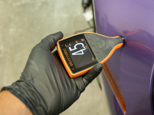 Passenger Front Fender paint reading 2