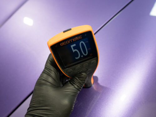 Driver Front Fender paint reading 2