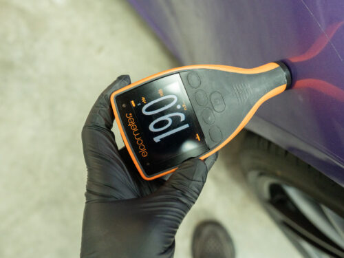 Driver Rear Quarter Panel paint reading 8