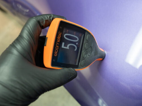 Driver Rear Quarter Panel paint reading 5