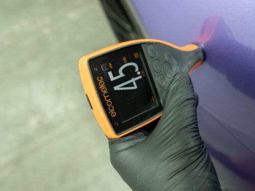 Passenger Rear Quarter Panel paint reading 5