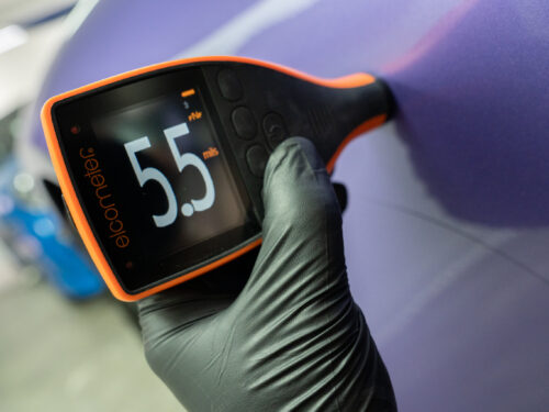Passenger Rear Quarter Panel paint reading 7