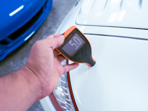 Passenger Rear Quarter Panel paint reading 6