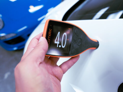 Passenger Rear Quarter Panel paint reading 5