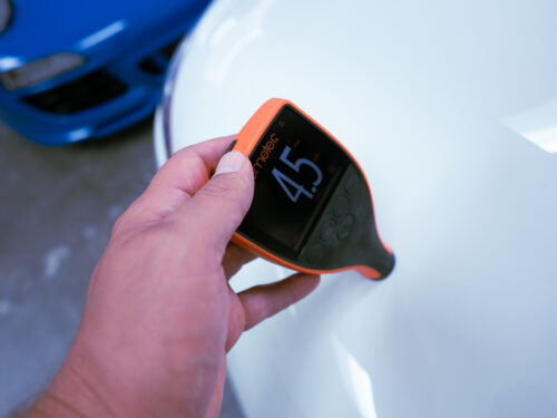 Passenger Rear Quarter Panel paint reading 4