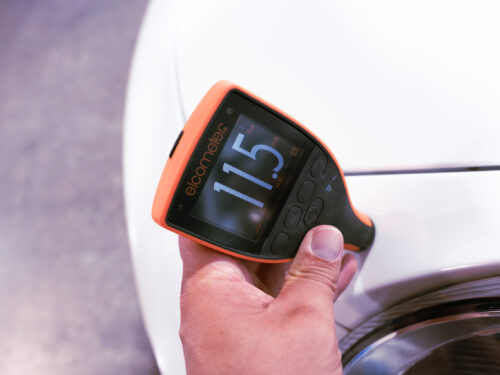 Driver Front Fender paint reading 1