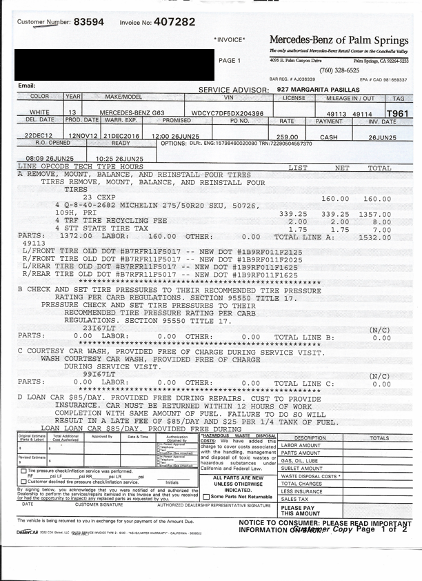 Maintenance Records