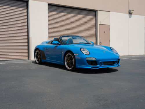 2011 Porsche Speedster in Pure Blue — Strada Nera San Diego