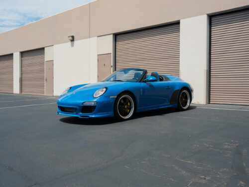 2011 Porsche Speedster in Pure Blue — Strada Nera San Diego