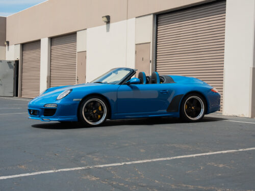 2011 Porsche Speedster in Pure Blue — Strada Nera San Diego