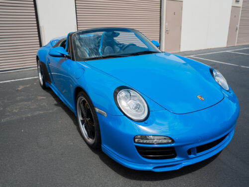 2011 Porsche Speedster in Pure Blue — Strada Nera San Diego