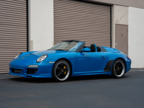 2011 Porsche Speedster in Pure Blue — Strada Nera San Diego