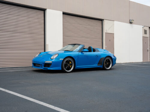 2011 Porsche Speedster in Pure Blue — Strada Nera San Diego