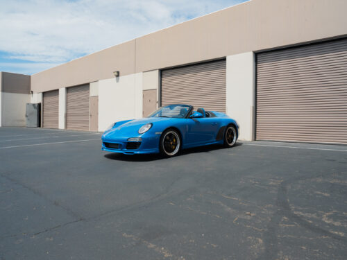 2011 Porsche Speedster in Pure Blue — Strada Nera San Diego