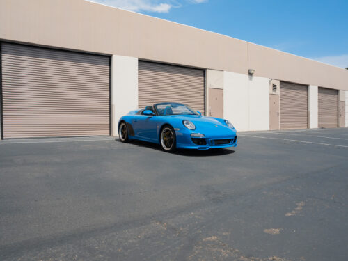 2011 Porsche Speedster in Pure Blue — Strada Nera San Diego