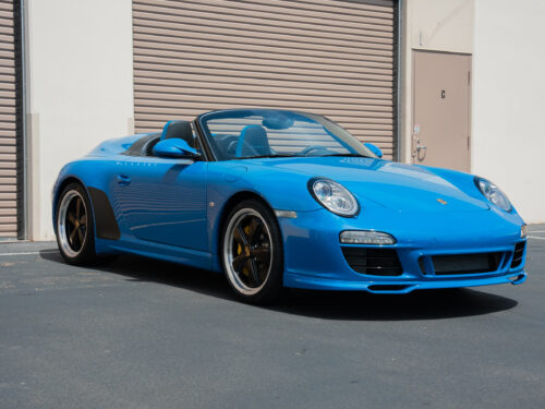 2011 Porsche Speedster in Pure Blue — Strada Nera San Diego