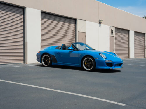 2011 Porsche Speedster in Pure Blue — Strada Nera San Diego