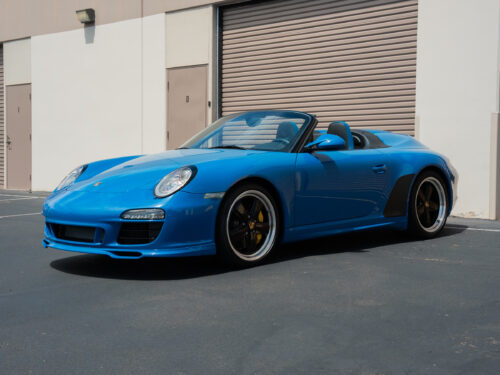 2011 Porsche Speedster in Pure Blue — Strada Nera San Diego