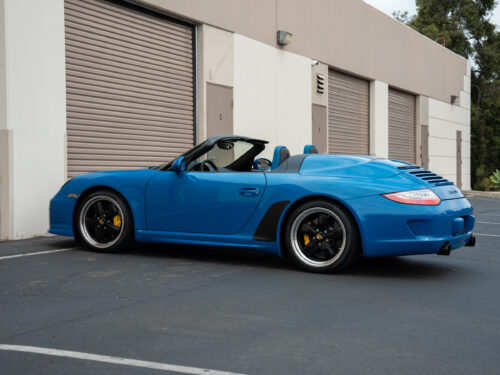 2011 Porsche Speedster in Pure Blue — Strada Nera San Diego