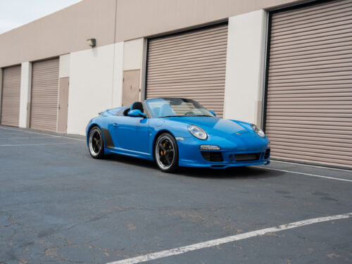 2011 Porsche Speedster in Pure Blue — Strada Nera San Diego