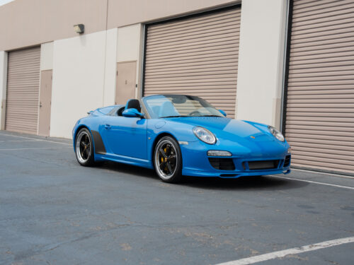2011 Porsche Speedster in Pure Blue — Strada Nera San Diego