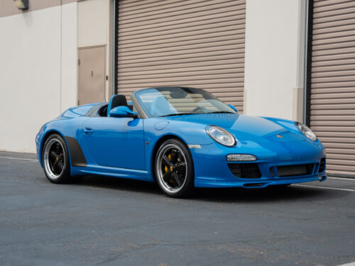 2011 Porsche Speedster in Pure Blue — Strada Nera San Diego