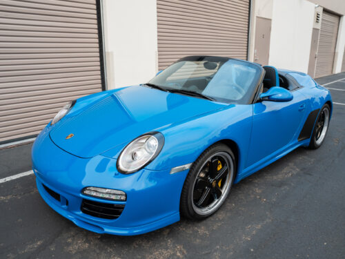 2011 Porsche Speedster in Pure Blue — Strada Nera San Diego