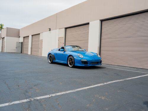 2011 Porsche Speedster in Pure Blue — Strada Nera San Diego