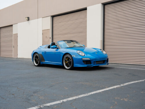 2011 Porsche Speedster in Pure Blue — Strada Nera San Diego