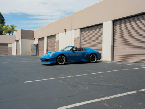 2011 Porsche Speedster in Pure Blue — Strada Nera San Diego