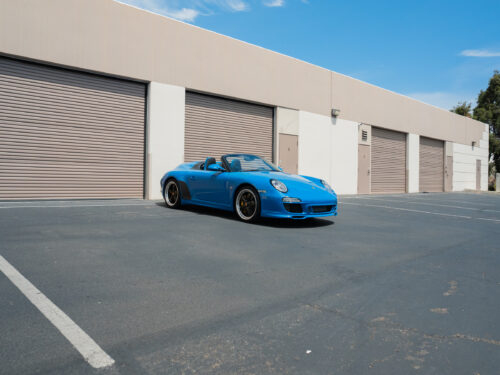2011 Porsche Speedster in Pure Blue — Strada Nera San Diego