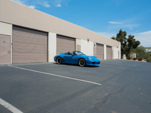 2011 Porsche Speedster in Pure Blue — Strada Nera San Diego
