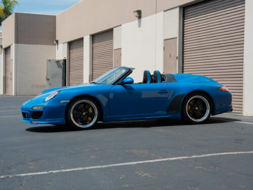 2011 Porsche Speedster in Pure Blue — Strada Nera San Diego