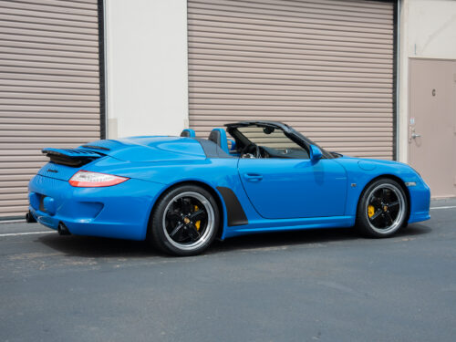 2011 Porsche Speedster in Pure Blue — Strada Nera San Diego