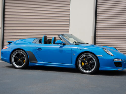 2011 Porsche Speedster in Pure Blue — Strada Nera San Diego