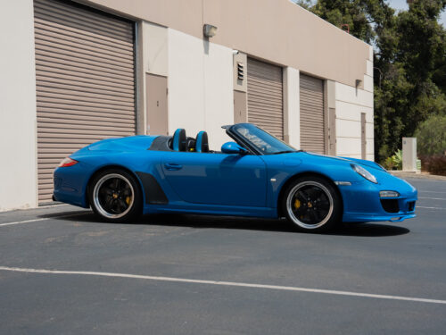 2011 Porsche Speedster in Pure Blue — Strada Nera San Diego