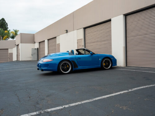 2011 Porsche Speedster in Pure Blue — Strada Nera San Diego